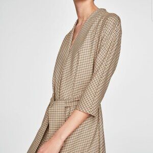 Zara A-Line Belted Dress